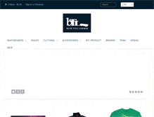 Tablet Screenshot of bluetilelounge.ca